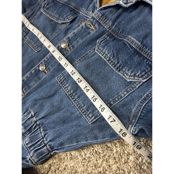 We the Free People Women's Marla Denim Jumpsuit Short Sleeve Size S New Utility - Picture 11 of 12